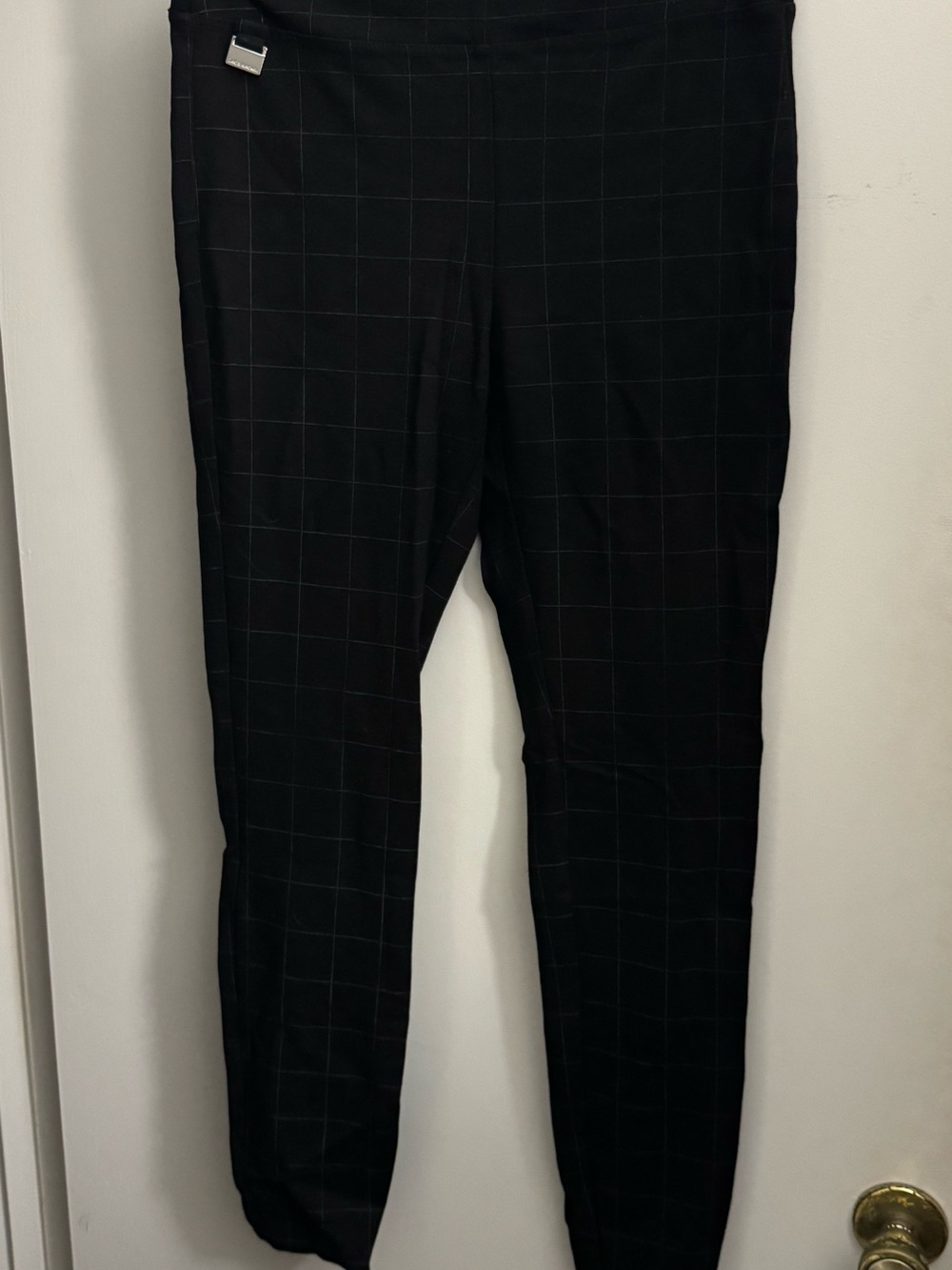 Zac & Rachel Black Windowpane Dress Pants